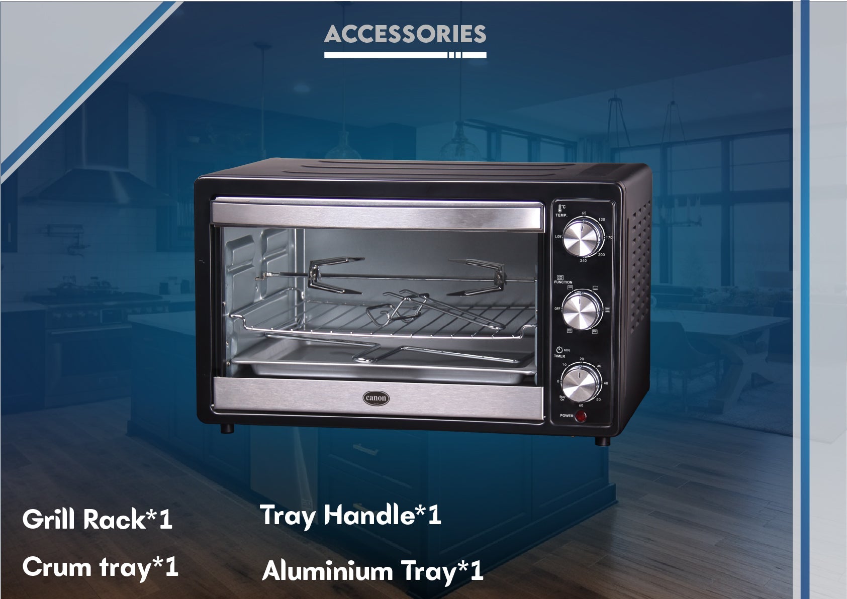 Imported Premium Electric Oven Toaster - 35 Litres